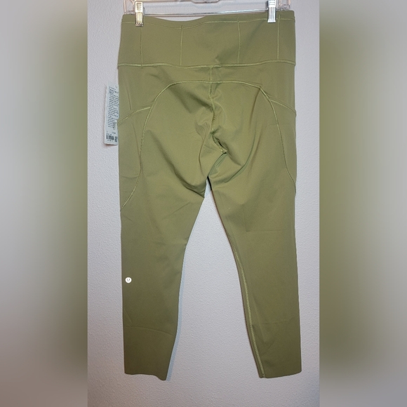 NWT Lululemon Fast and Free High Rise 25" Legging Size 12 In Bronze Green - Picture 3 of 5